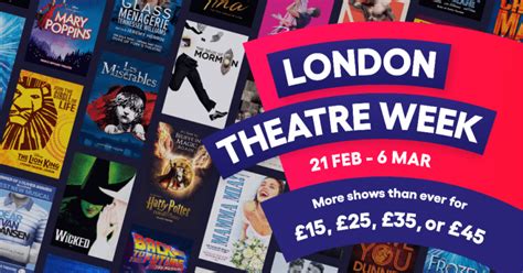 London Theatre Week: the best time to buy theatre tickets - London Planner