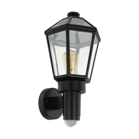 97257 Monselice Outdoor Sensor + Day-/Night-Sensor Wall Light Black