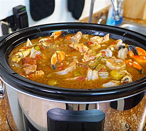 Crockpot Cajun Seafood Gumbo Recipe