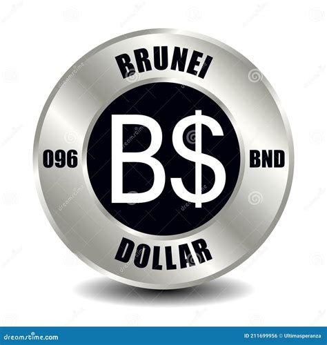 Brunei dollar BND stock vector. Illustration of abbreviation - 211699956