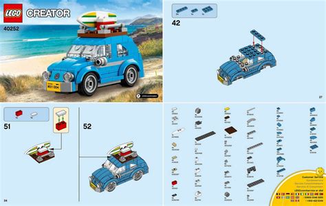 Lego Mini VW 30252 Building Instructions - Minifigure Price Guide