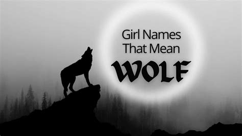 Good Male Wolf Names