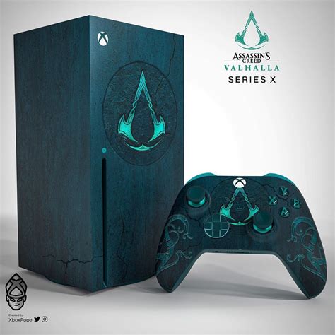 Xbox Series X Assassins Creed Valhalla themed console gaming setup next ...