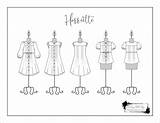 Free Harriette Coloring Page  Vintage Little Lady sketch template
