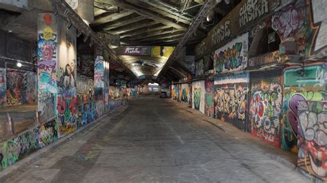 Leake Street Graffiti Tunnel - Download Free 3D model by artfletch [8fbe12c] - Sketchfab