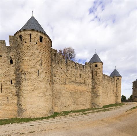 Medieval City of Carcassonne in France Stock Image - Image of architecture, city: 35309101