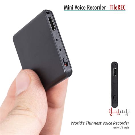 TileRec - discreet mini voice-activated recorder by Unique Mini Voice ...