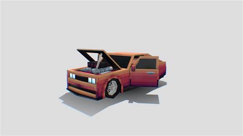 Volkswagen Golf Mk2 Minecraft Car 3D Model | ubicaciondepersonas.cdmx.gob.mx