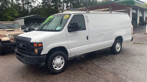 Review of a 2008 Ford E350 V8 Cargo Van - For Sale Tour November 2019 ( Charleston, SC ) Work ...