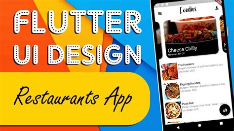 Flutter Tutorial - Restaurant App UI Design | Flutter UI Design ...