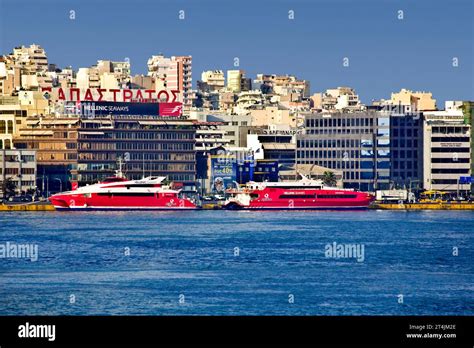 Cruise Ship in Port of Athens, Greece Stock Photo - Alamy