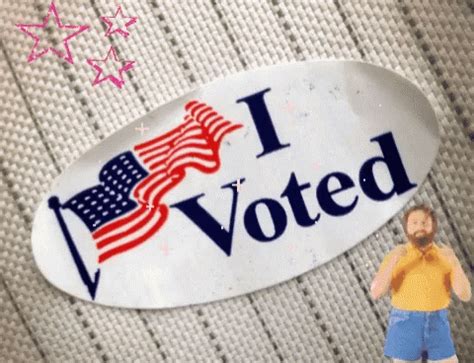 Vote Sticker Funny GIF - Vote Sticker Funny I Voted - Discover & Share GIFs