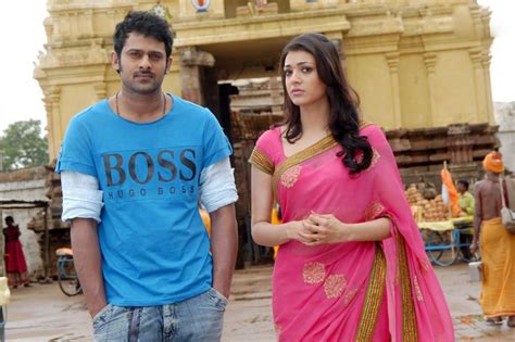 Prabhas and Kajal Agarwal New Movie Stills - Choosing Best Hairstyles - Zona Entertain