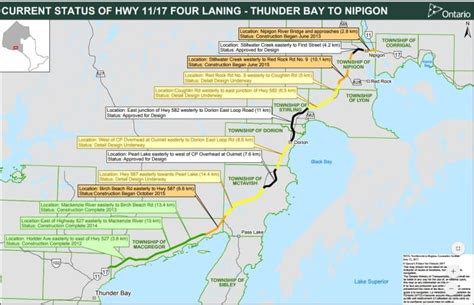 Ontario Liberals update progress on Hwy 11/17 four-laning project | CBC ...