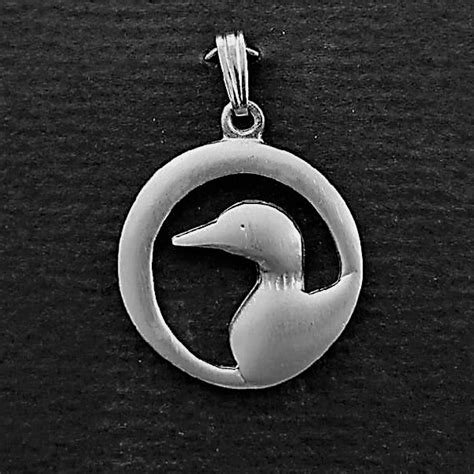 Loon "Midnight" Pewter Pendant | Lovell Designs