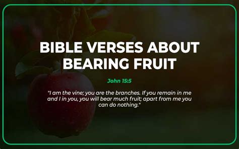 22 Bible Verses About Bearing Fruit (With Commentary) - Scripture Savvy