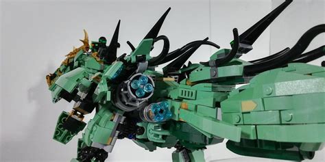 Green Ninja Mech Dragon (Kaiju Edition) | Mech, Lego bots, Lego creations