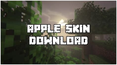 Apple Skin Mod for Minecraft 1.21.1 → 1.21, 1.20.6