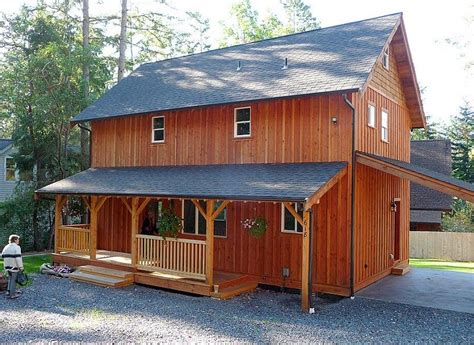 2 story Universal Cottage | Barn style house, Building a small house, Shed homes