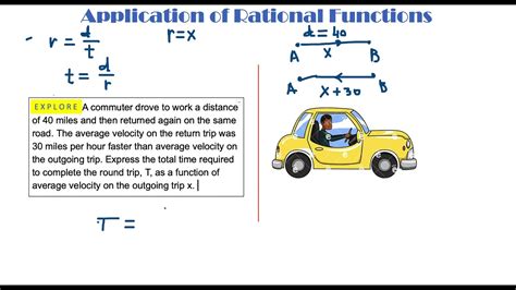 Application of Rational Functions 1 - YouTube