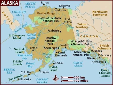 Fort Yukon Alaska Map - United States