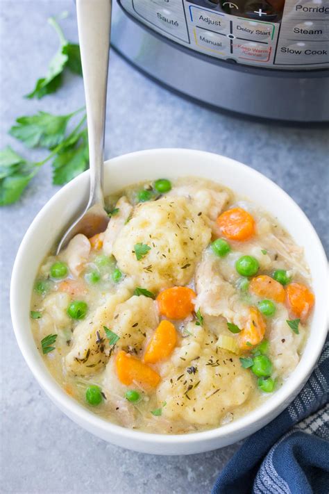 Instant Pot Chicken and Dumplings - The Best From Scratch Recipe!