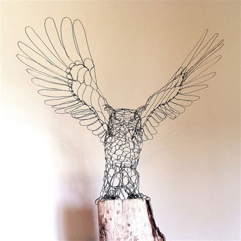 My Owl Barn: Wire Sculptures by Ruth Jensen