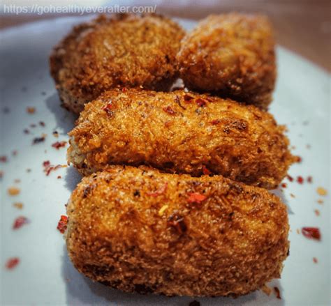 Best Italian Potato Croquettes With Cheese - Go Healthy Ever After