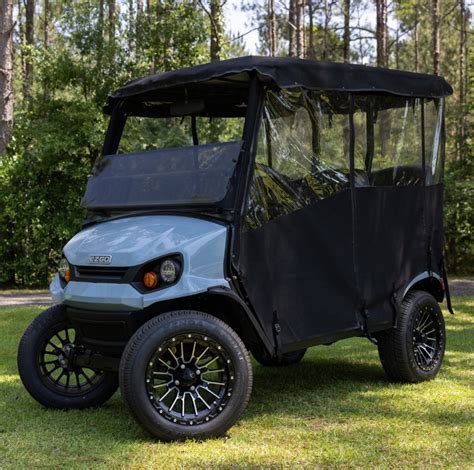 EZGO Liberty 4-Passenger Over-the-Top Enclosure - BLACK | GCTS