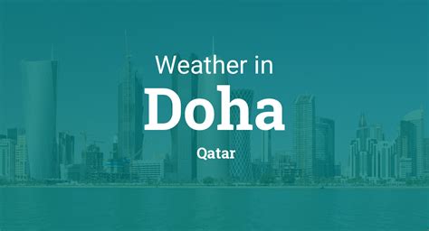 Weather for Doha, Qatar