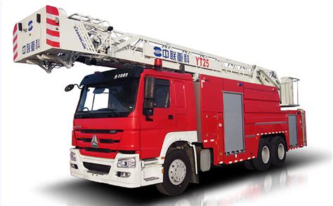 Zoomlion 5300YT32 Aerial Ladder Fire Fighting Vehicle Zoomlion Aerial ...