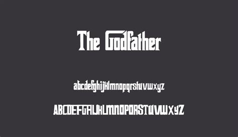 The Godfather font - The Godfather font download