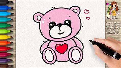 Easy Teddy Bear Drawings