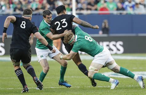 Ireland beats New Zealand at rugby for first time in 111 years - CBS News