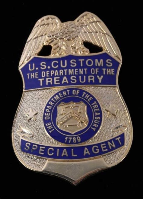 US Customs Special Agent Shield Badge