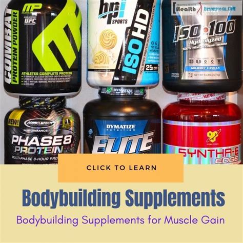 8 Best Bodybuilding Supplements For Muscle Gain And Strength