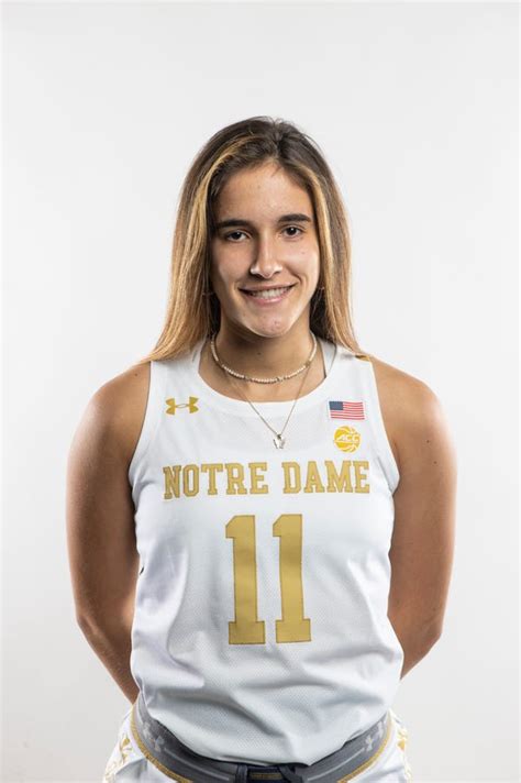 Notre Dame women's basketball player Sonia Citron