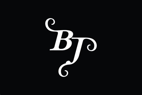 Monogram BJ Logo Gráfico por Greenlines Studios · Creative Fabrica