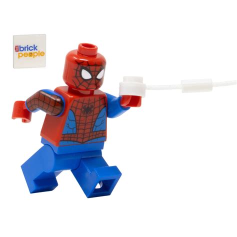 LEGO Superheroes: Spider-man Minifigure with Web and Printed Arms ...