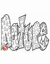 Coloring Pages Names Erica sketch template