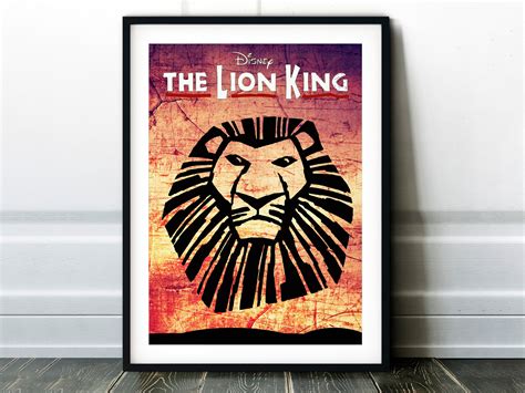 The Lion King Musical Print - Etsy