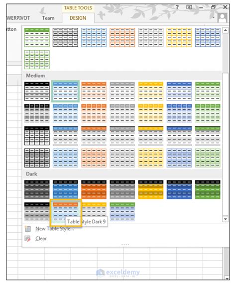 How to Make Excel Tables Look Good (8 Effective Tips) - ExcelDemy