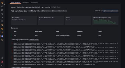 Monitor Kubernetes pod logs instantly with Kubernetes Monitoring in ...