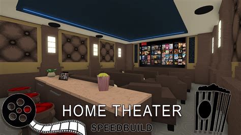 Roblox Bloxburg | Home Theater Speedbuild - YouTube