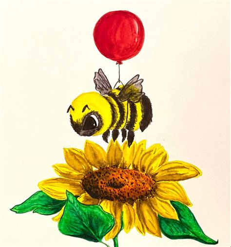 Bee watercolor paintings | Bee artwork, Artwork, Watercolor art