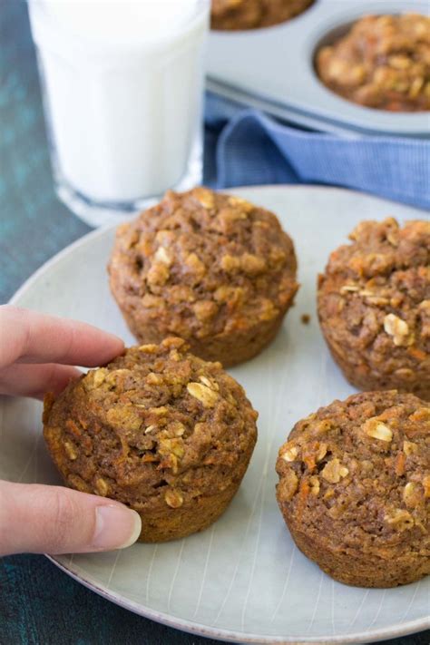 Healthy Carrot Cake Muffins (One Bowl) - Kristine's Kitchen