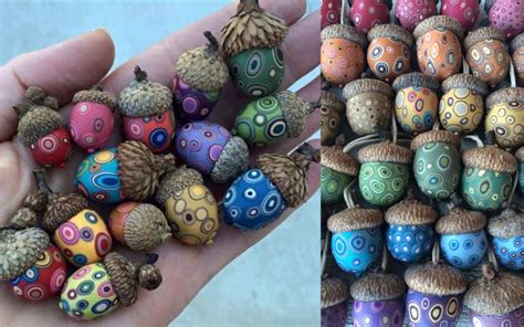 People are Painting Acorns to Make Them Cuter than Ever | Acorn ...