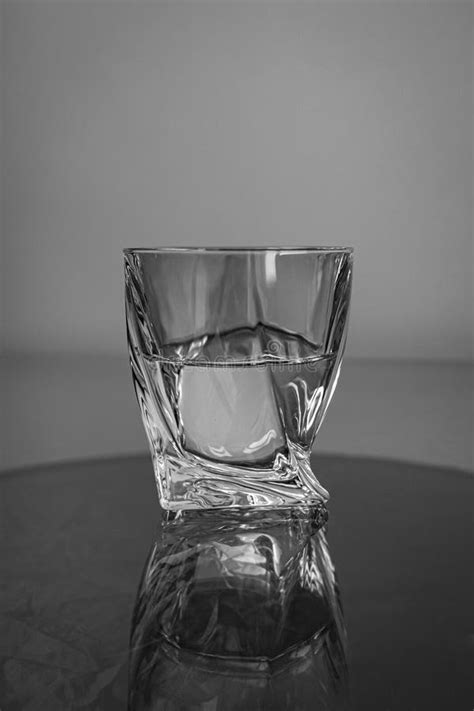 Clean Water in a Non-standard Glass Stock Photo - Image of empty, full: 272981584