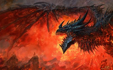 Sfondi : 1440x900 px, opera d'arte, Cataclisma, Deathwing, draghi, di ...