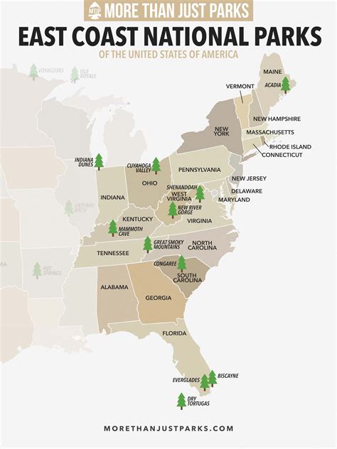 10 BEST EAST COAST NATIONAL PARKS Ranked By Experts (+ Map)